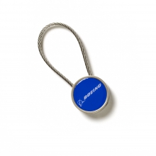 Boeing Linear Cable Keychain