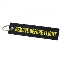 RBF Keyring - Yellow on Black