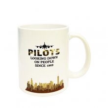 Pilots Looking Down Mug
