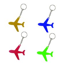 Wooden Airplane Keychain