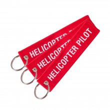Helicopter Pilot RBF Keyring