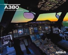 A380 Poster Cockpit View