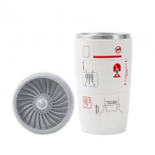 Airplane Magnetic Self Stirring Tumbler