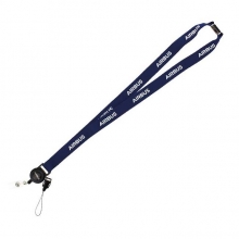 Airbus Recycled Lanyard with Unwinder