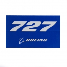 727 Blue Sticker