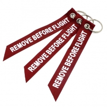 Remove Before Flight Nylon Keychain