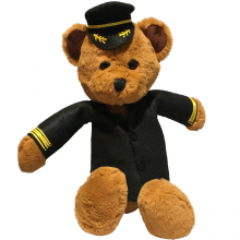 Brown Captain Bear - 35cm